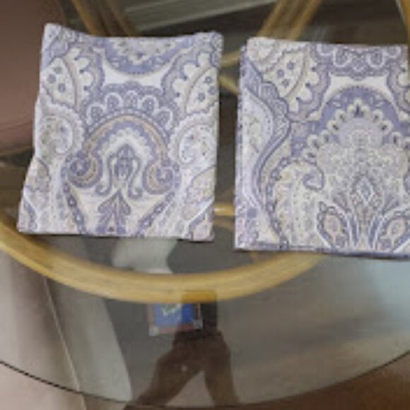 Biltmore King Paisley Royal Court Melbourne Pillow Shams - Picture 2 of 7